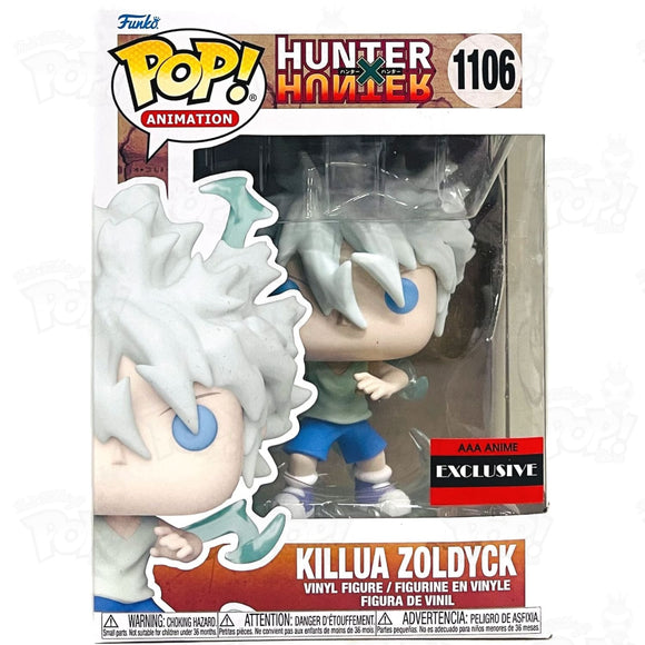 Hunter X Killua Zoldyck (#1106) Aaa Anime Exclusive Funko Pop Vinyl