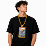 3D Printed PSA Slab Necklace Chain – Pokémon TCG Sports Card Graded Card Holder (Gold)