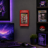 3D Printed In Case of Rip Emergency – Break Glass Trading Card Display