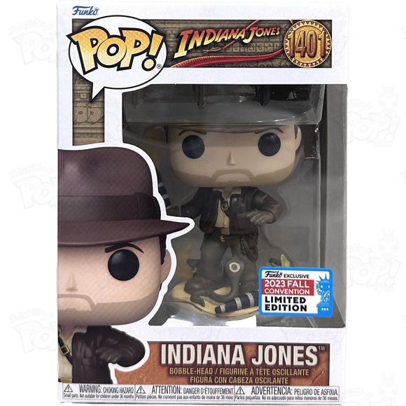 Indiana Jones Indy & Snakes (#1401) 2023 Fall Convention Funko Pop Vinyl