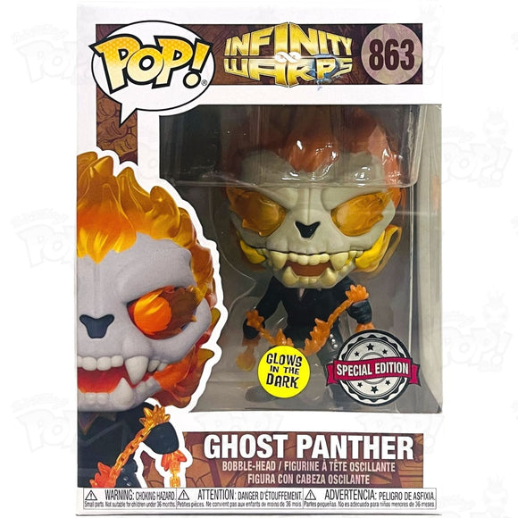 Infinity Warps Ghost Panther (#863) Gitd Funko Pop Vinyl