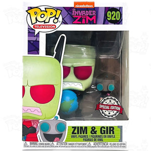 Invader Zim - & Gir (#920) Funko Pop Vinyl