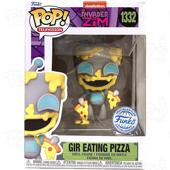 Invader Zim Gir Eating Pizza (#1332) Funko Pop Vinyl