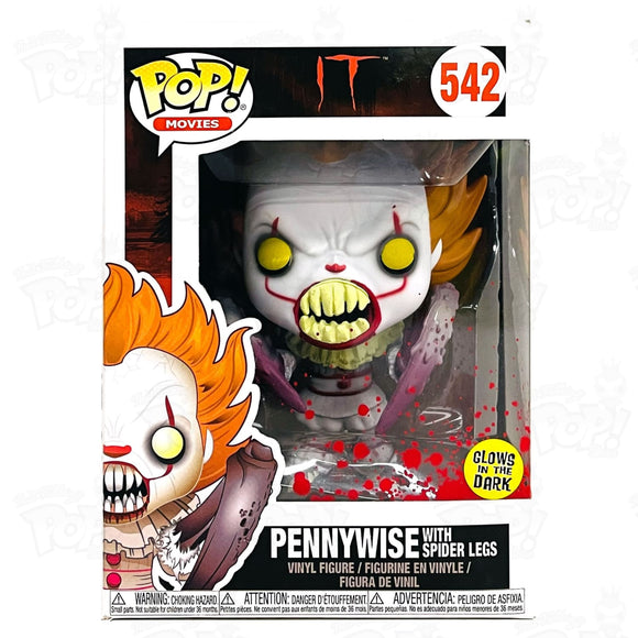 IT Pennywise with Spider Legs (#542) GITD - That Funking Pop Store!