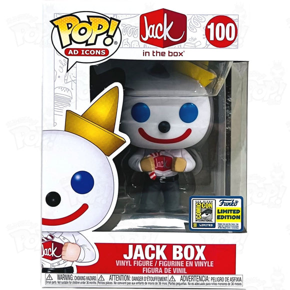 Jack In The Box (#100) Con Stickered Funko Pop Vinyl