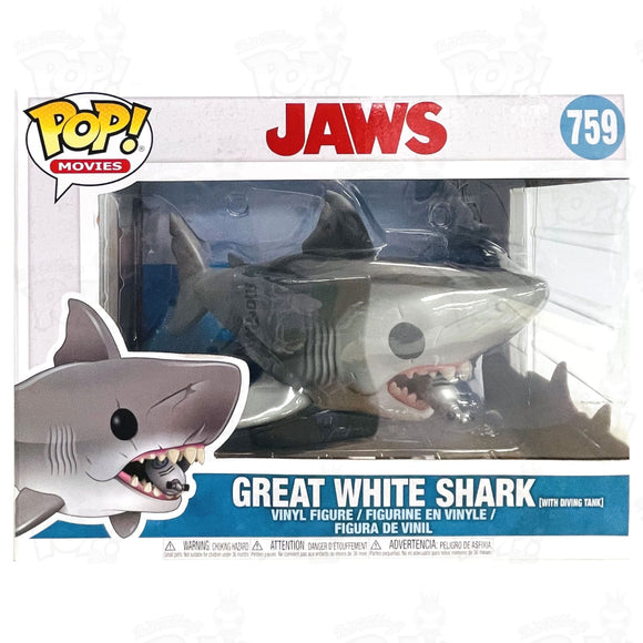 Jaws Great White Shark With Diving Tank (#759) Funko Pop Vinyl