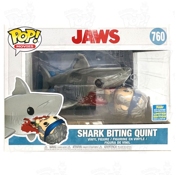 Jaws Shark Biting Quint (#760) 2019 Summer Convention Funko Pop Vinyl