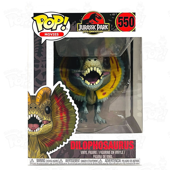 Jurassic Park 25Th Anniversary Dilophosaurus (#550) Funko Pop Vinyl