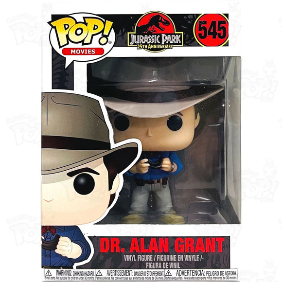 Jurassic Park 25Th Anniversary Dr Alan Grant (#545) Funko Pop Vinyl