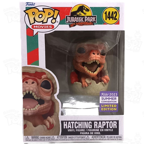 Jurassic Park Hatching Raptor (#1442) Summer Convention 2023 Funko Pop Vinyl