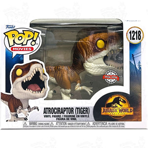 Jurassic World 3 Atrociraptor Tiger (#1218) Funko Pop Vinyl