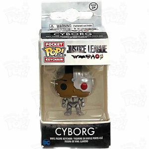 Justice League Cyborg Pocket Pop Keychain Loot