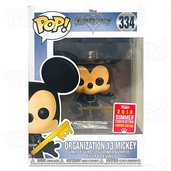 Kingdom Hearts Organization 13 Mickey (#334) 2018 Summer Convention Funko Pop Vinyl