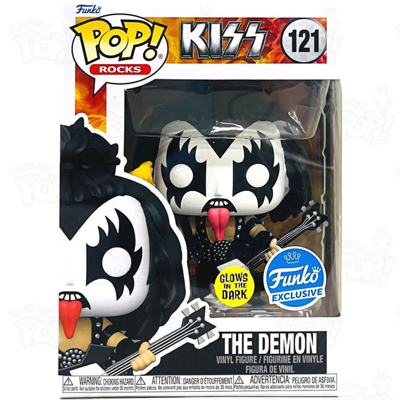 Kiss Demon (#121) Gitd Funko Exclusive Pop Vinyl