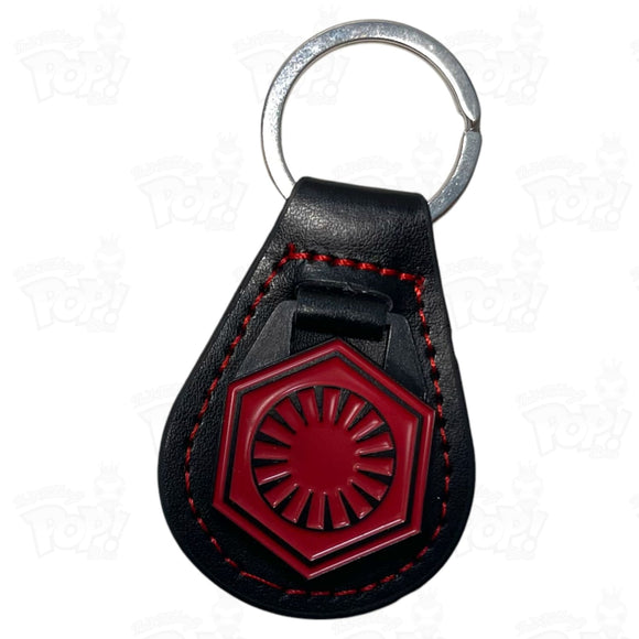 Leather Keychain: Star Wars First Order Symbol