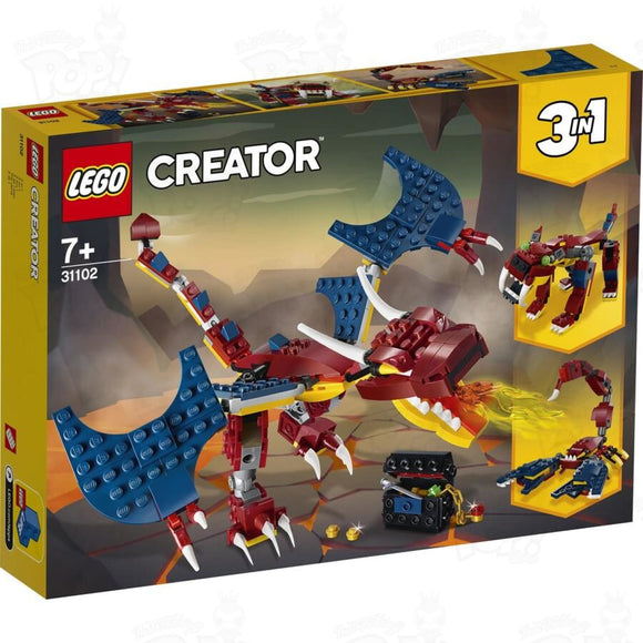 Lego Creator 31102: 3In1 Fire Dragon Loot