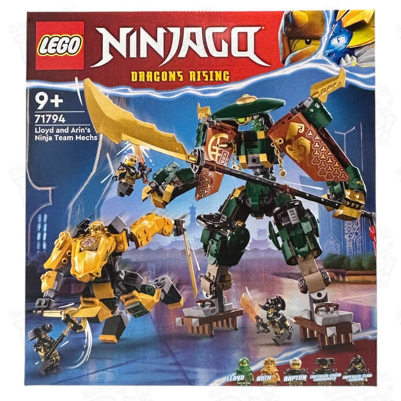 LEGO Ninjago 71794 Lloyd and Arin’s Ninja Team Mechs Set Loot