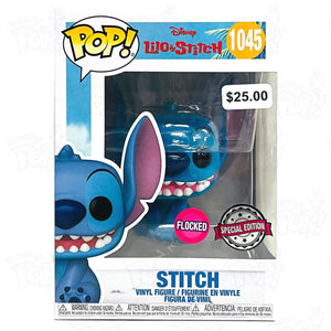 Lilo & Stitch Seated (#1045) Flocked Funko Pop Vinyl