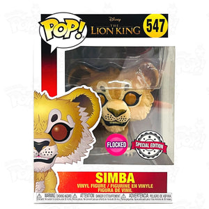 Lion King Simba (#547) Flocked - That Funking Pop Store!