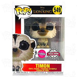 Lion King Timon (#549) Flocked - That Funking Pop Store!