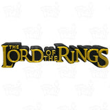 Lord of the Rings Logo Display Sign Loot