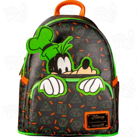 Loungefly Disney Goofy Sliding Pose 10 Faux Leather Mini Backpack Loot
