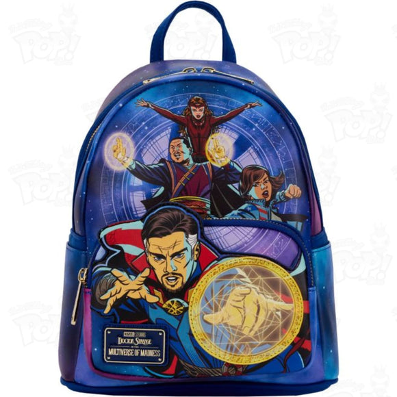 Loungefly Doctor Strange In The Multiverse Of Madness Glow Dark 10 Faux Leather Mini Backpack Loot