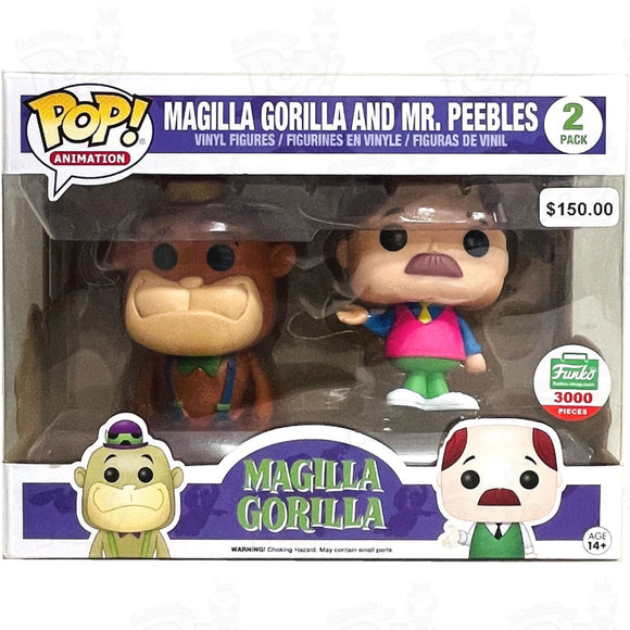 Magilla Gorilla & Mr. Peebles (2-Pack) Funko 3000 Pcs (Damaged) Pop Vinyl