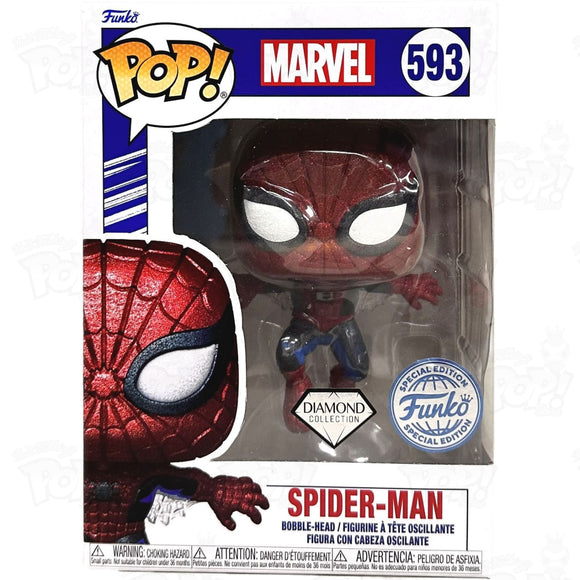 Marvel 80Th Spider-Man (#593) Diamond Funko Pop Vinyl