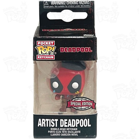 Marvel Artist Deadpool Pocket Pop Keychain Loot