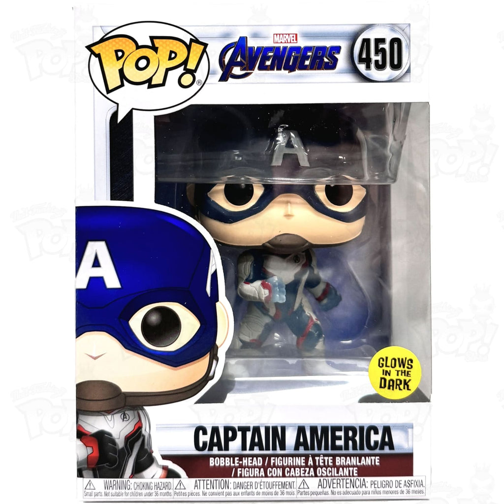 Marvel Avengers Endgame Captain America (#450) GITD