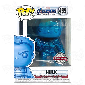 Marvel Avengers Hulk Blue Chrome (#499) Funko Pop Vinyl