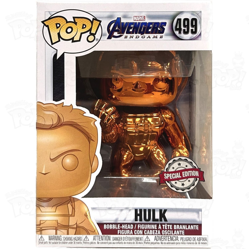 Marvel Avengers Endgame Hulk Chrome Orange (#499)1