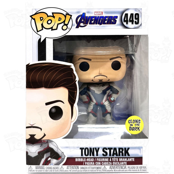 Marvel Avengers Endgame Tony Stark (#449) Gitd Funko Pop Vinyl