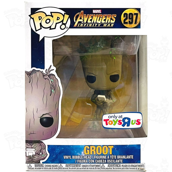 Marvel Avengers Infinity War Groot (#297) Toys R Us Funko Pop Vinyl