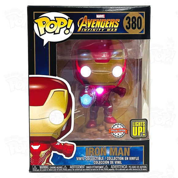 Marvel Avengers Infinity War Iron Man (#380) Light Up Funko Pop Vinyl