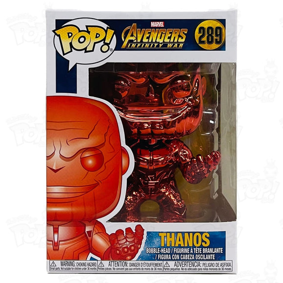 Marvel Avengers Infinity War Thanos (#289) Red Chrome - That Funking Pop Store!
