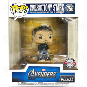 Marvel Avengers Victory Shawarma:tony Stark (#756) Deluxe Funko Pop Vinyl