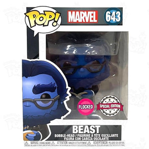 Marvel Beast (#643) Flocked Special Edition Funko Pop Vinyl