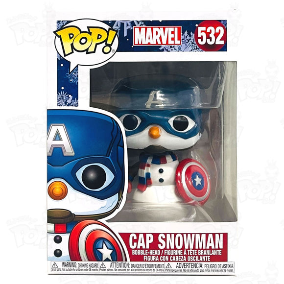 Marvel Cap Snowman (#532) Funko Pop Vinyl
