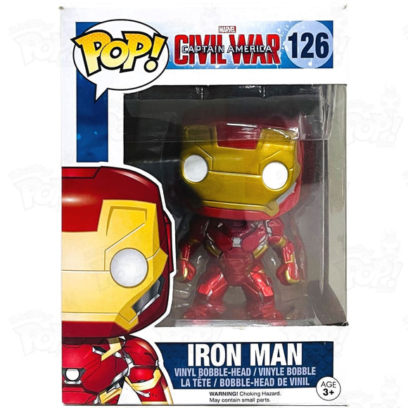 Marvel Captain America Civil War Iron Man (#126) Funko Pop Vinyl