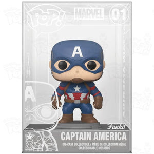 Captain America Die Cast (#01) 2021 Summer Convention Funko Pop Vinyl
