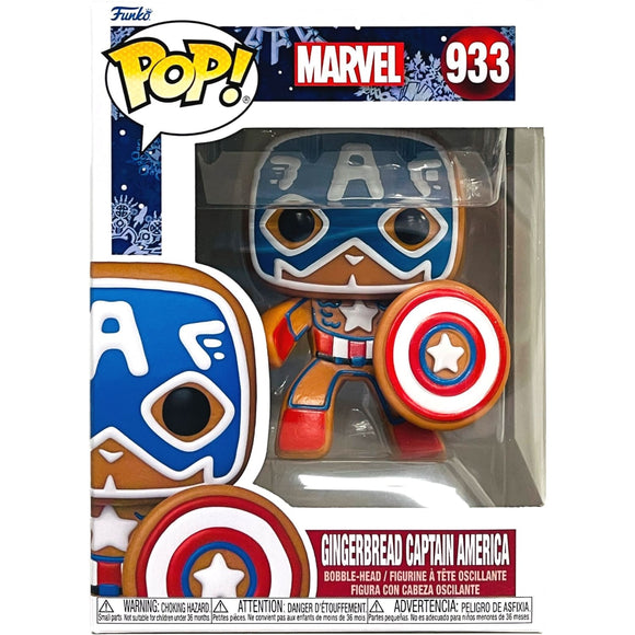 Captain America Gingerbread (#933) Funko Pop Vinyl