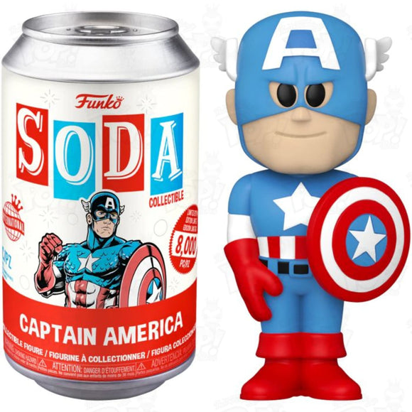 Captain America Vinyl Soda