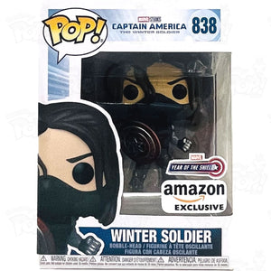 Captain America Winter Soldier (#838) Year Of The Shield Amazon Funko Pop Vinyl