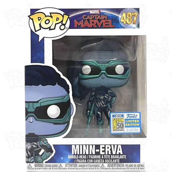 Marvel Captain Minn-Erva (#487) 2019 Con Stickered Funko Pop Vinyl