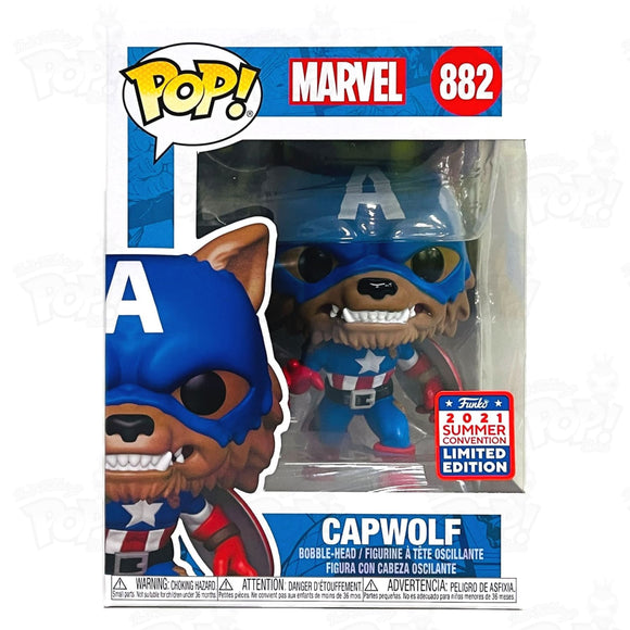 Marvel Capwolf (#882) 2021 Summer Convention Funko Pop Vinyl