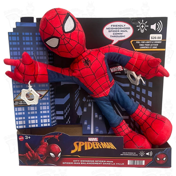 Marvel City Swinging Spider-Man Plush Loot