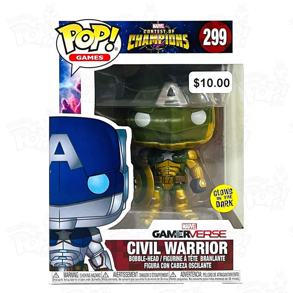 Marvel Civil Warrior (#299) GITD - That Funking Pop Store!