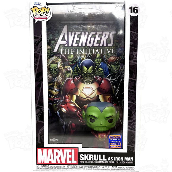 Marvel Comics Iron Man Skrull (#16) Comic Cover Wonder Con 2023 Funko Pop Vinyl